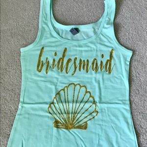 Bridal party tropical/beach tank tops